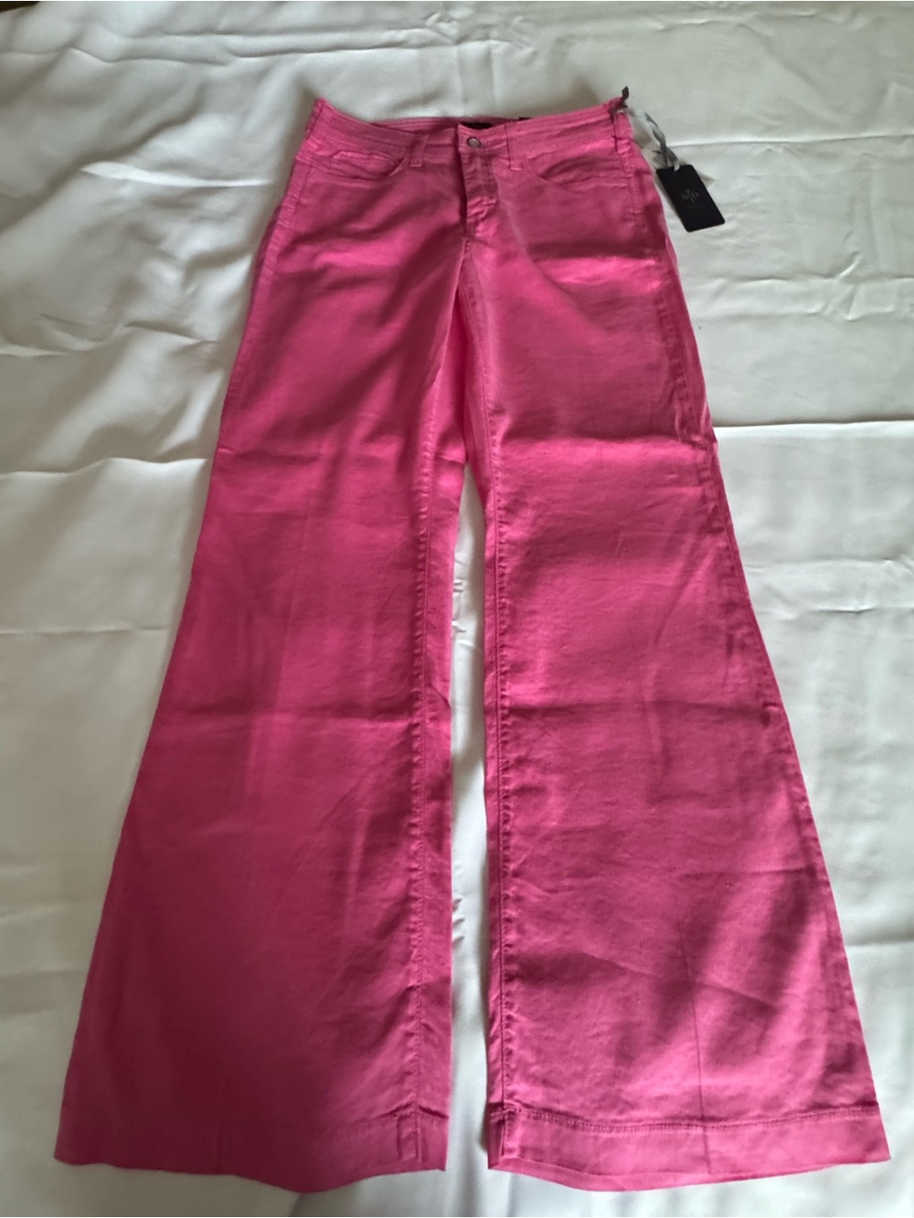 NYDJ Hot Pink Wide-Leg Jeans NWT SIZE 6 P
